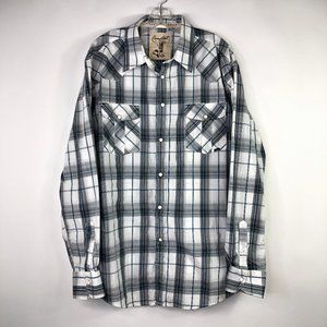 Coastal Long Sleeve Western Shirt /Pearl Snaps